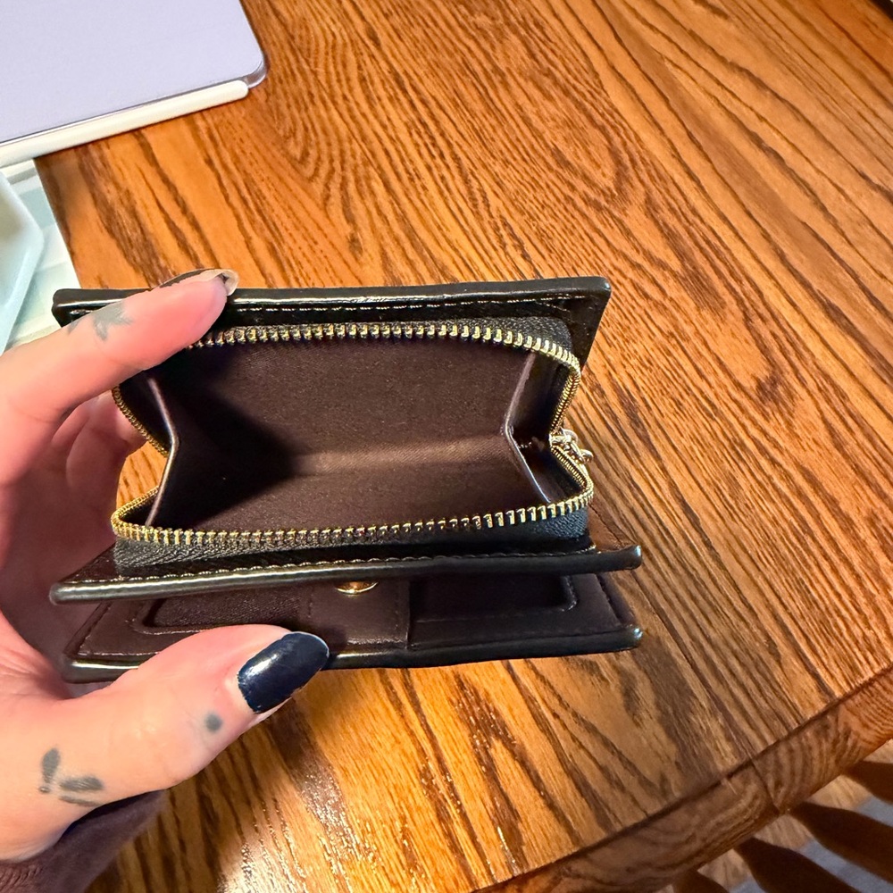 Coach Black Embossed Card Holder - Picture 7 of 7